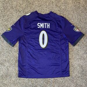 Nike Baltimore Ravens Jersey Mens XL NFL On Field Roquan Smith #0 Blank Front